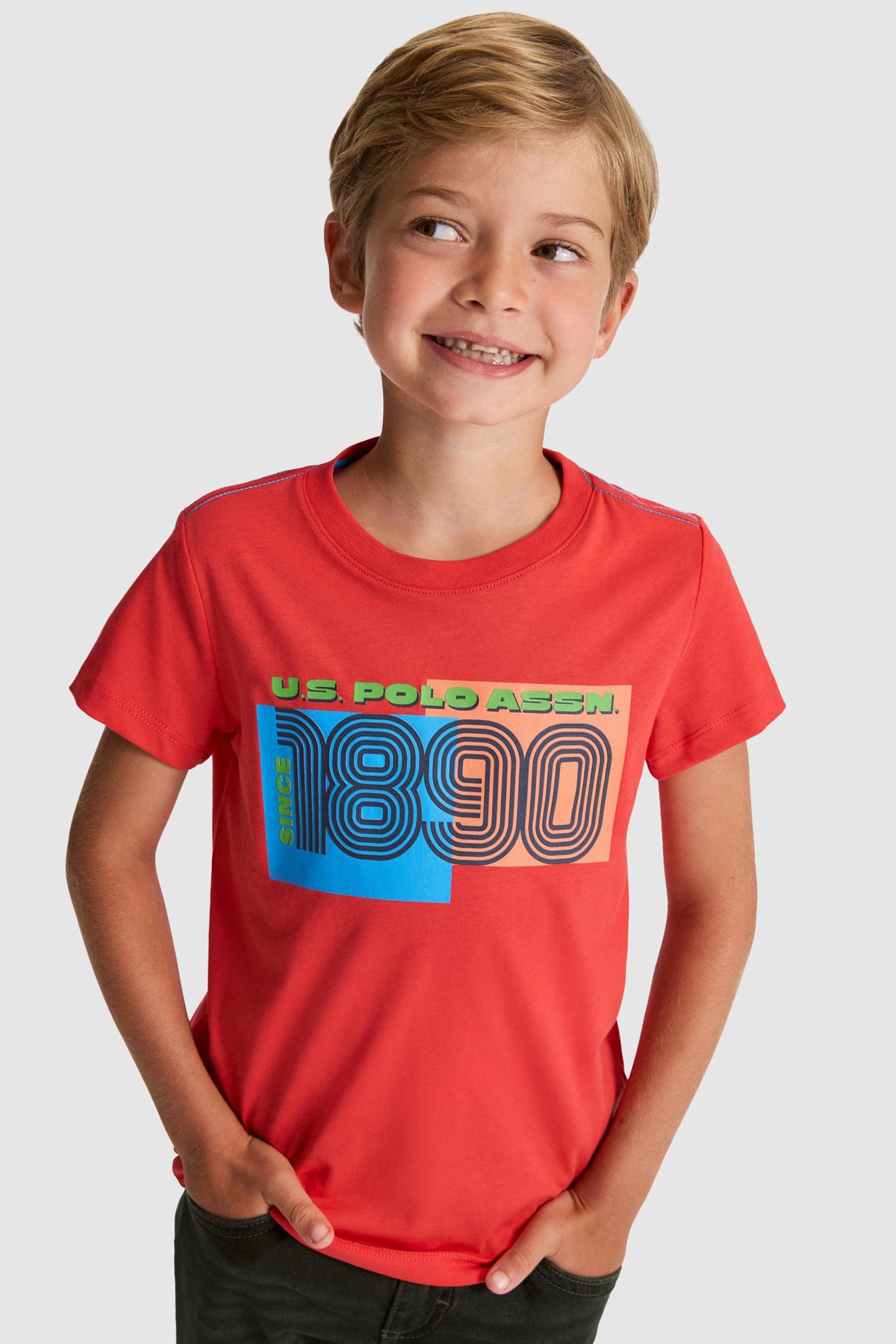 U.S. Polo Assn. Çocuk Tişört 50320413-VR213