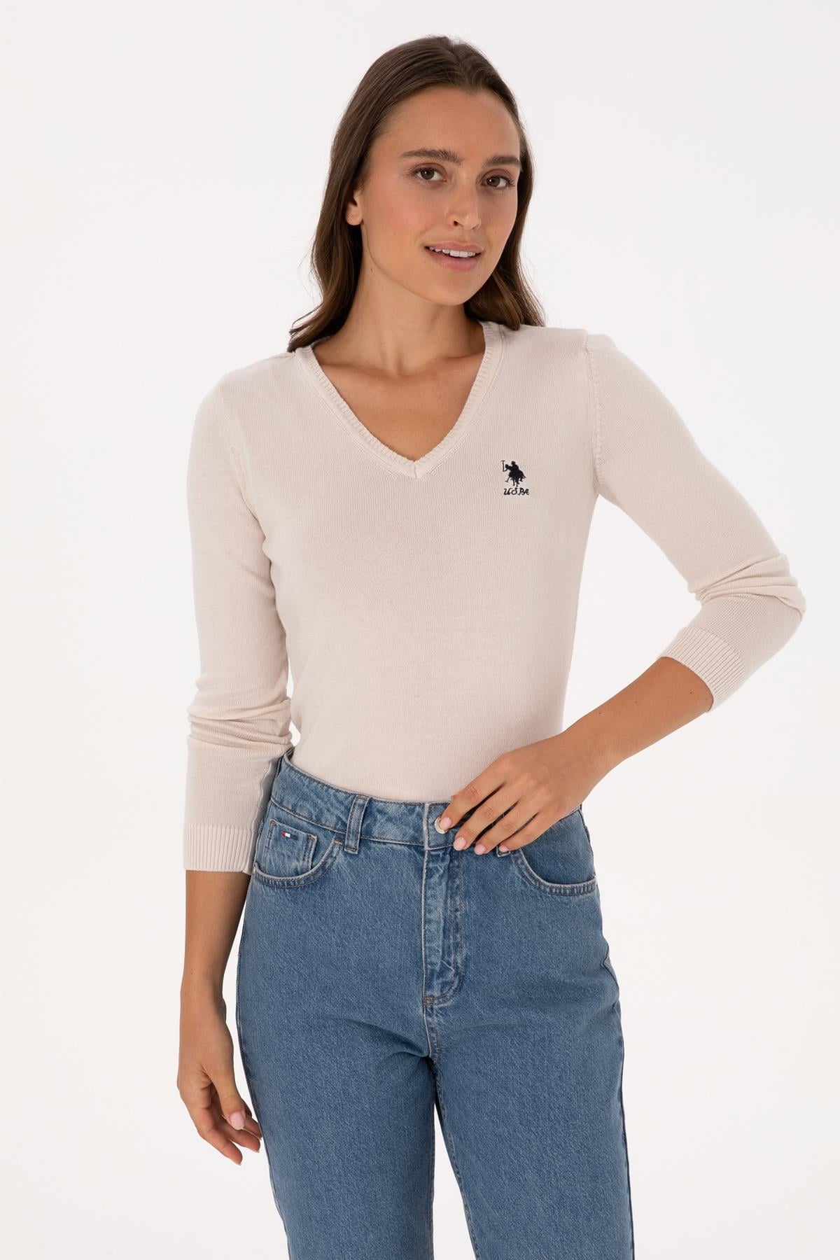 U.S. Polo Assn. Kadın Kazak 50307712-VR071