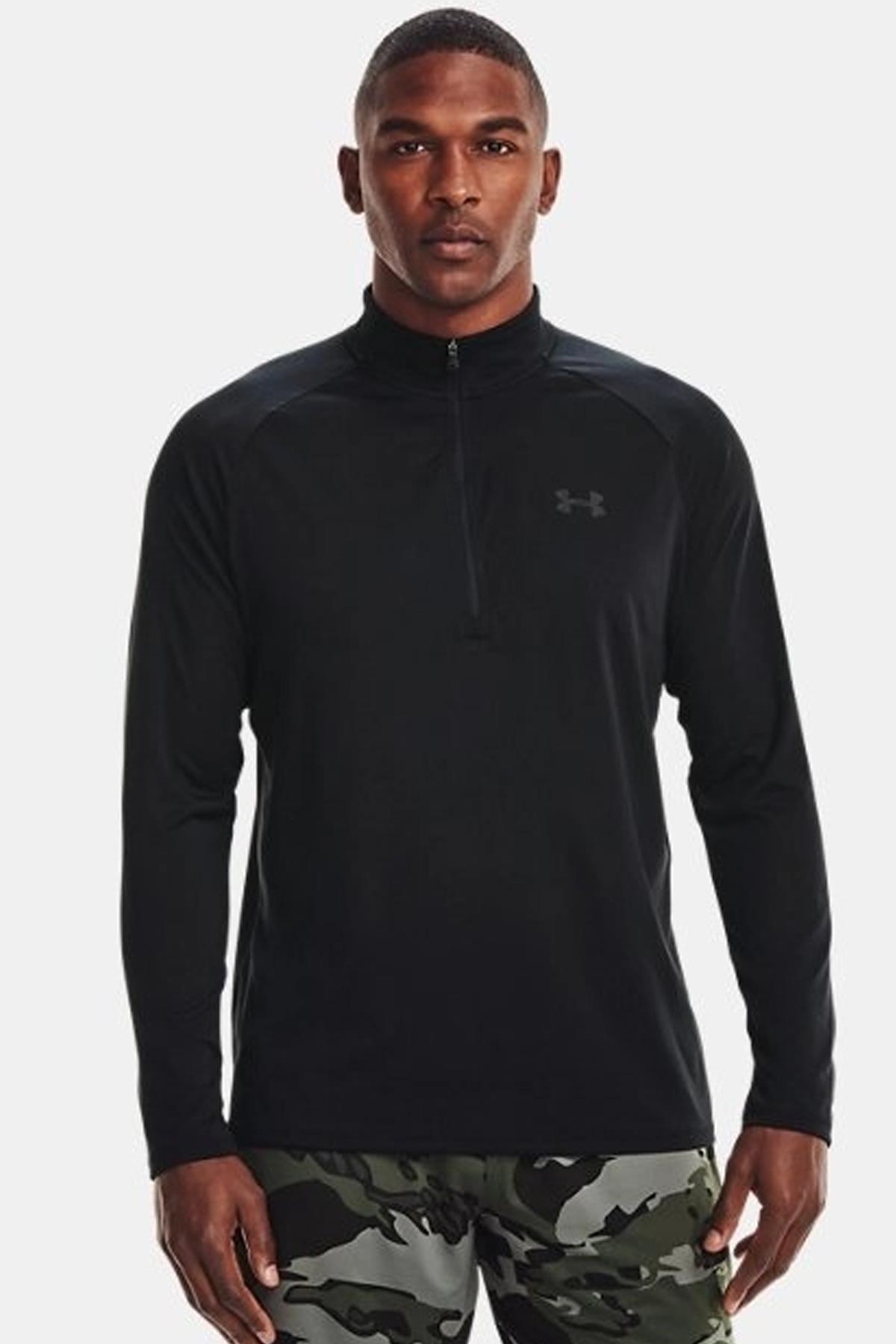 Under Armour UA Tech 2.0 1/2 Zip Erkek Uzun Kollu Tişört