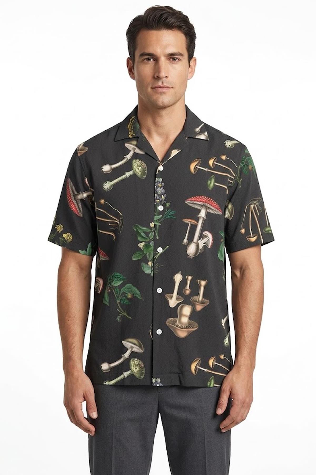 Bad Bear Magic Garden Erkek Gömlek 26.01.30.012-C01