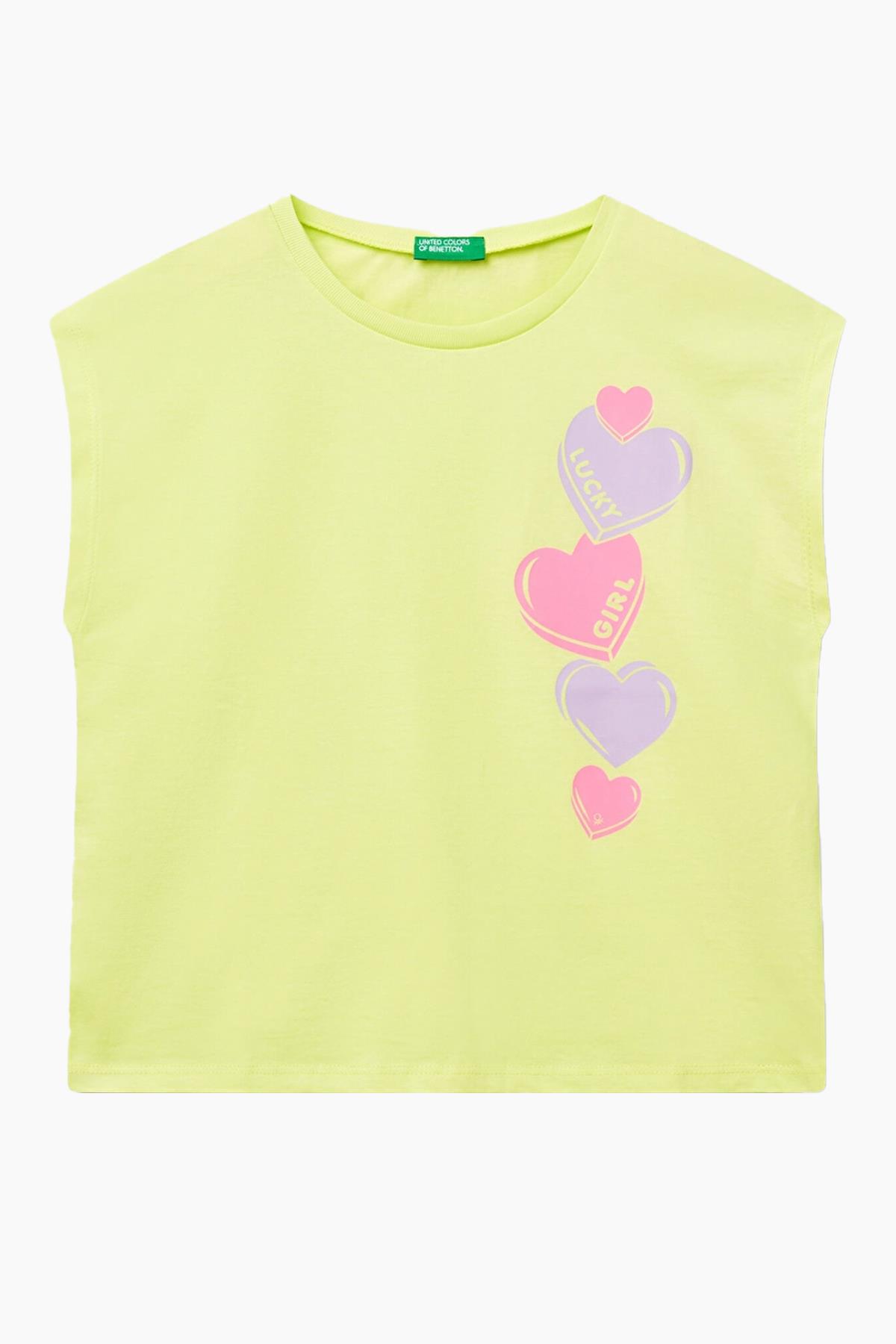 Benetton Kız Çocuk Tişört