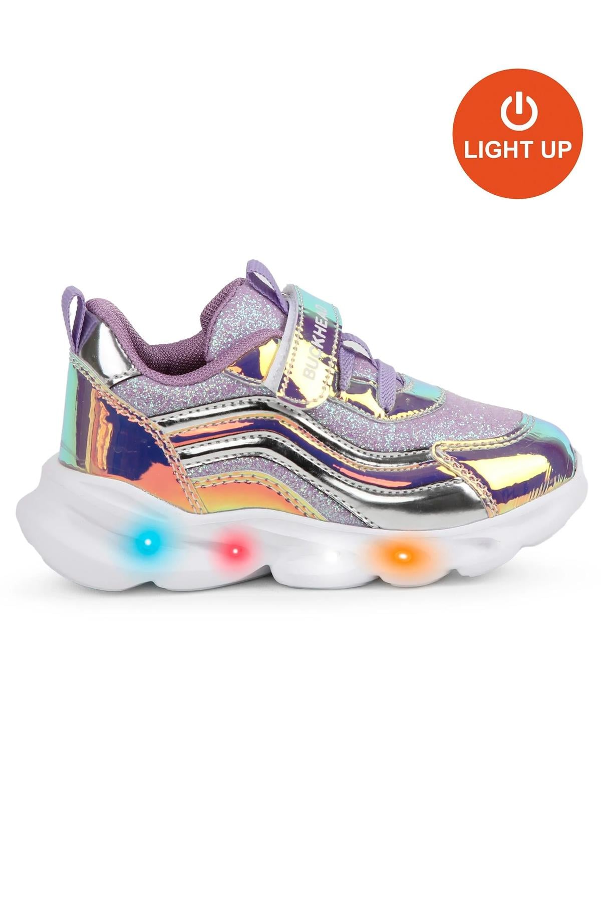 Buckhead Glossy Shiny Çocuk Spor Ayakkabı BUCK4430-BH087