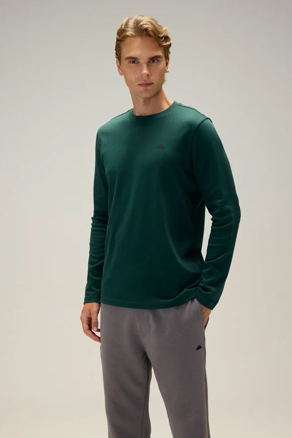 Ellesse Erkek Uzun Kollu Tişört 6WM5066-GRN