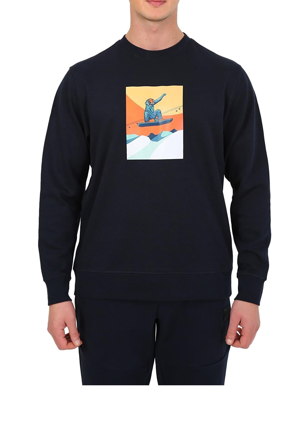 Esqudo Snowboard Erkek Sweatshirt ESWTP0006