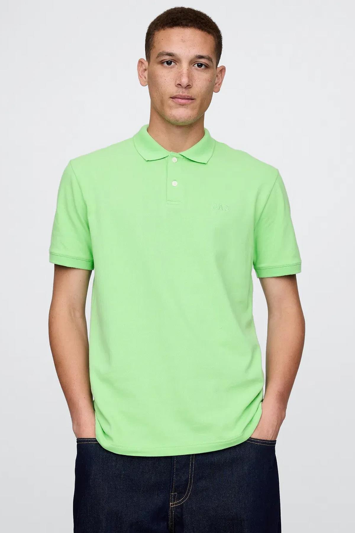 Gap Logo Erkek Polo Yaka Tişört