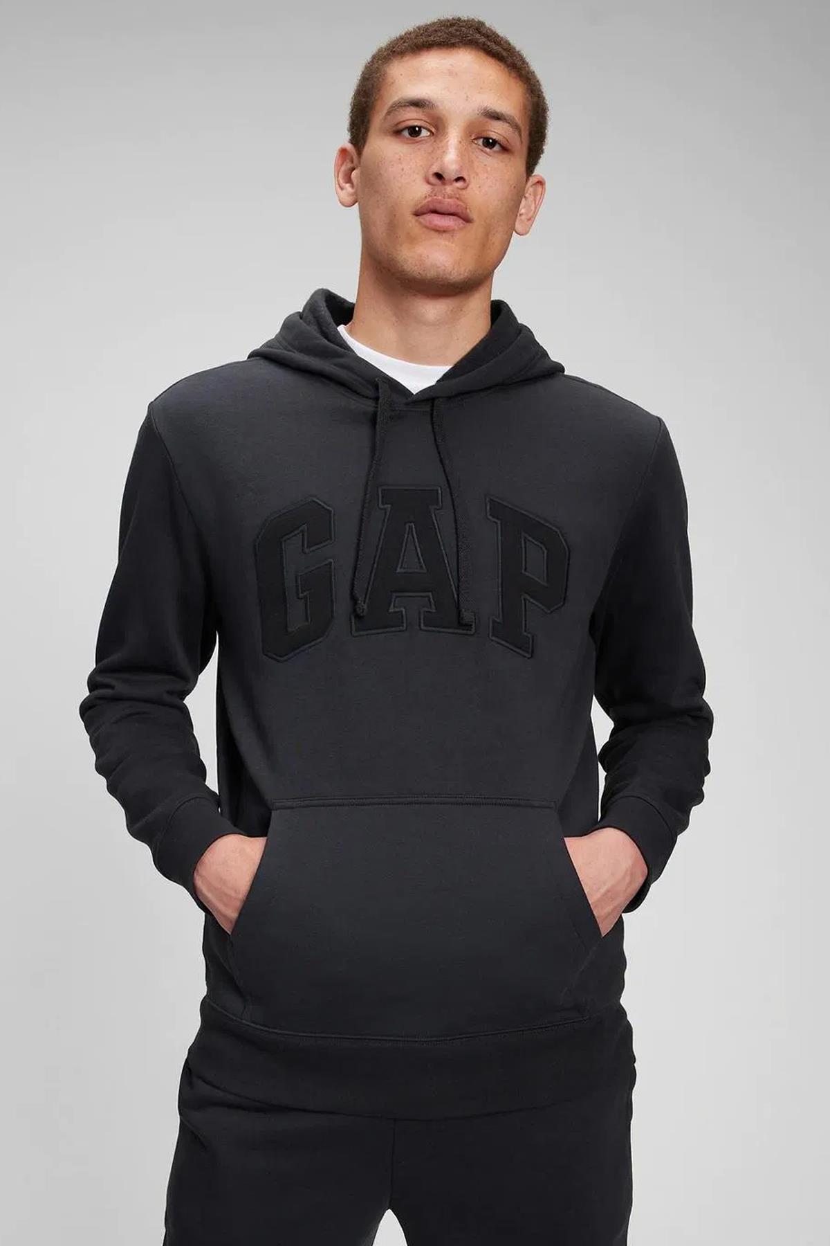 Gap V-Heritage Logo Po Erkek Sweatshirt 867073029
