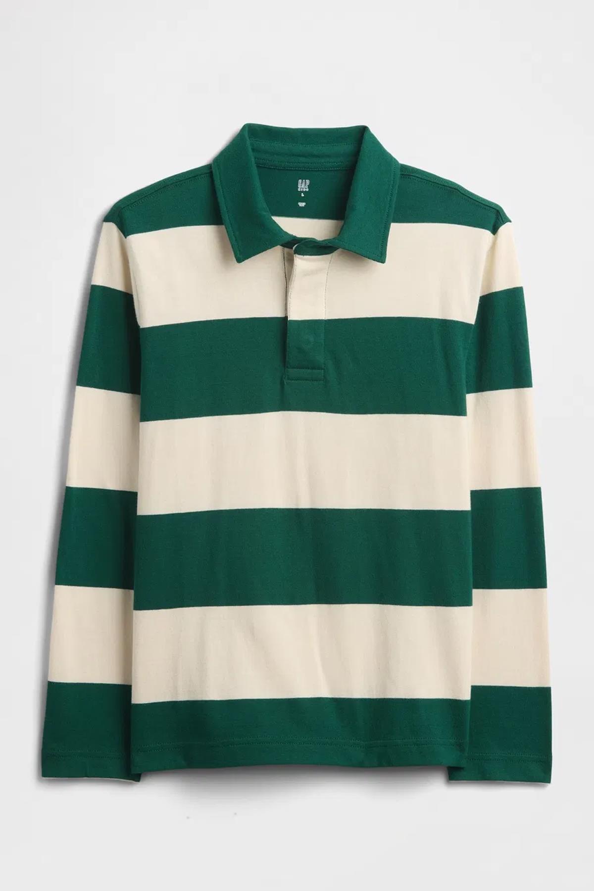 Gap V-Ls Rugby Polo Çocuk Tişört 796859001