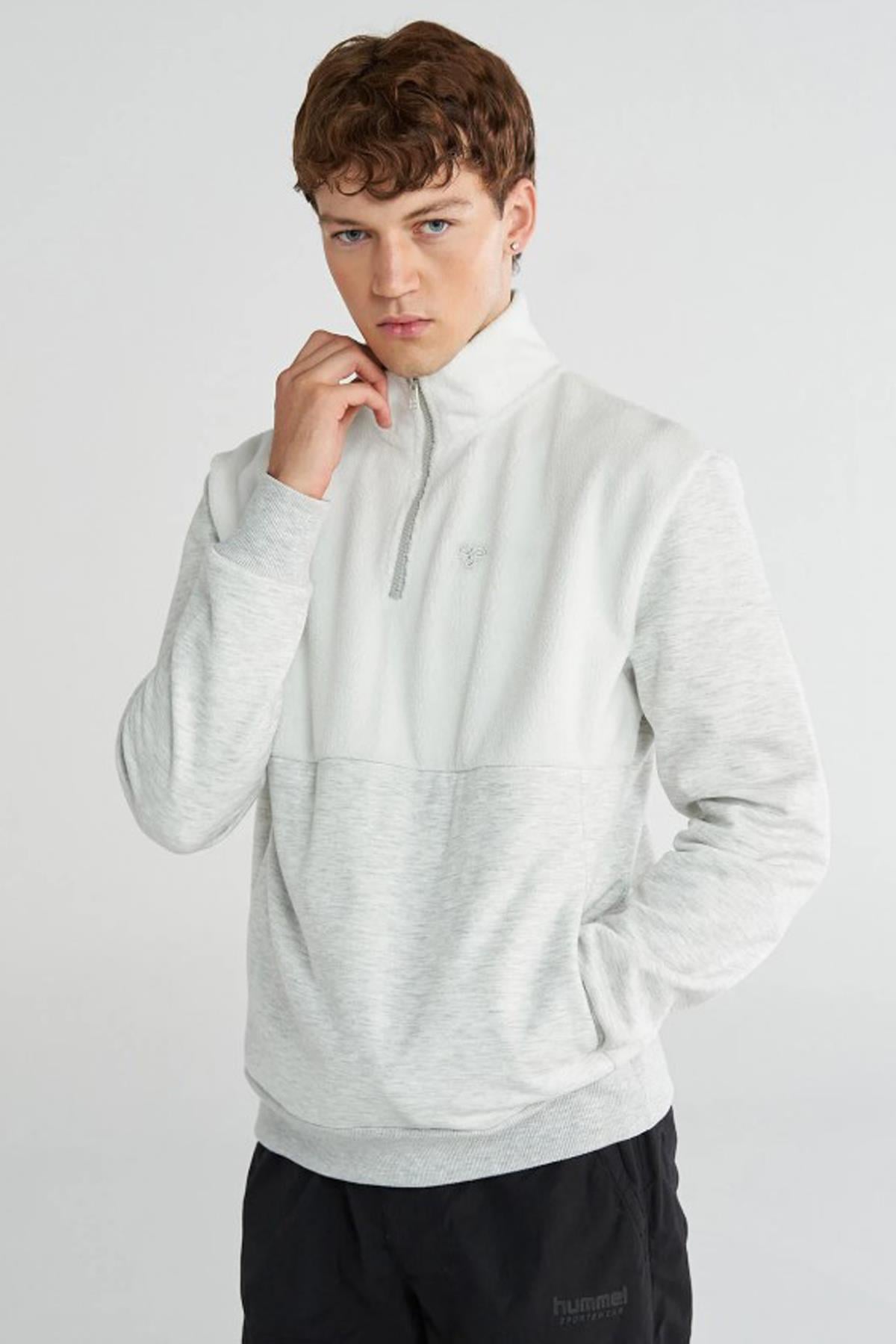Hummel Andros Half Zip Neck Erkek Sweatshirt