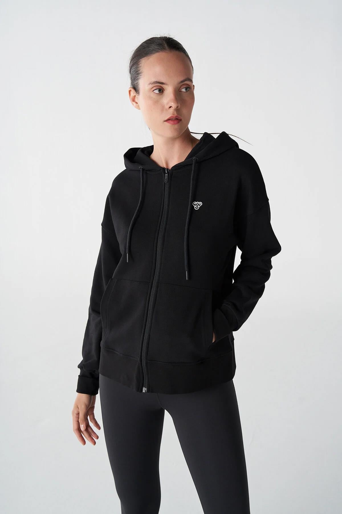Hummel T-ic icona Zip Kadın Sweatshirt 921774-2001