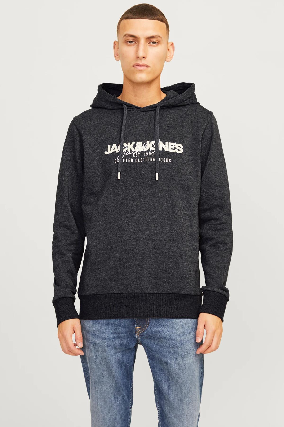 Jack & Jones Alvis Kapüşonlu Erkek Sweat 12256848