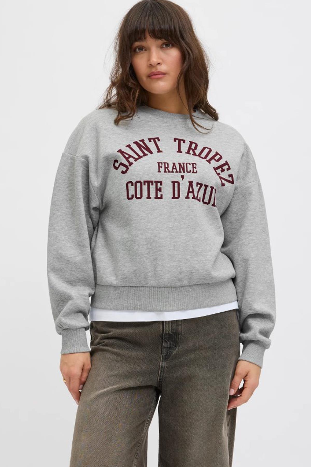 Jack & Jones Jxmerle Kadın Sweatshirt 12260608