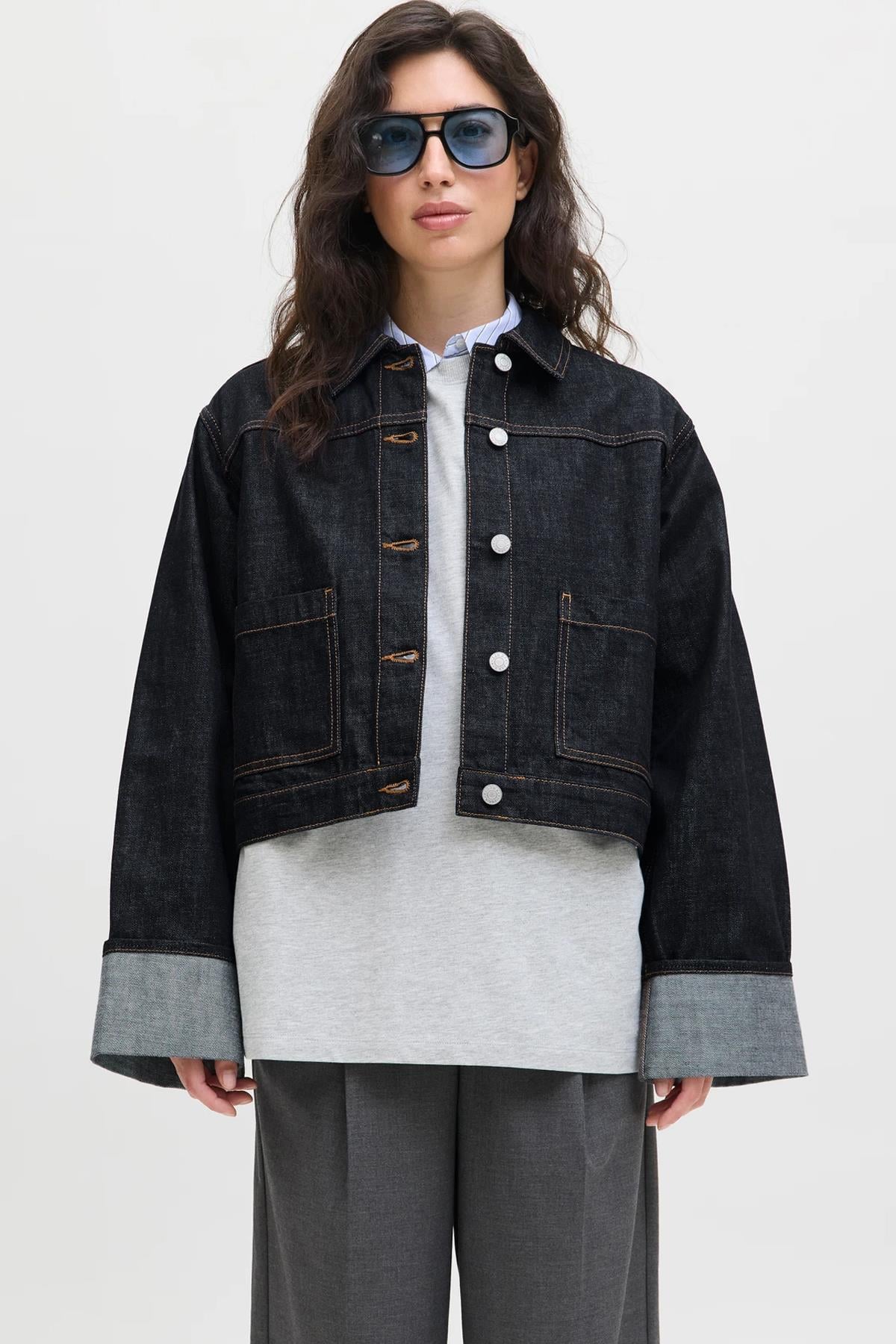 Jack & Jones Jxvega Denim Kadın Kot Ceket