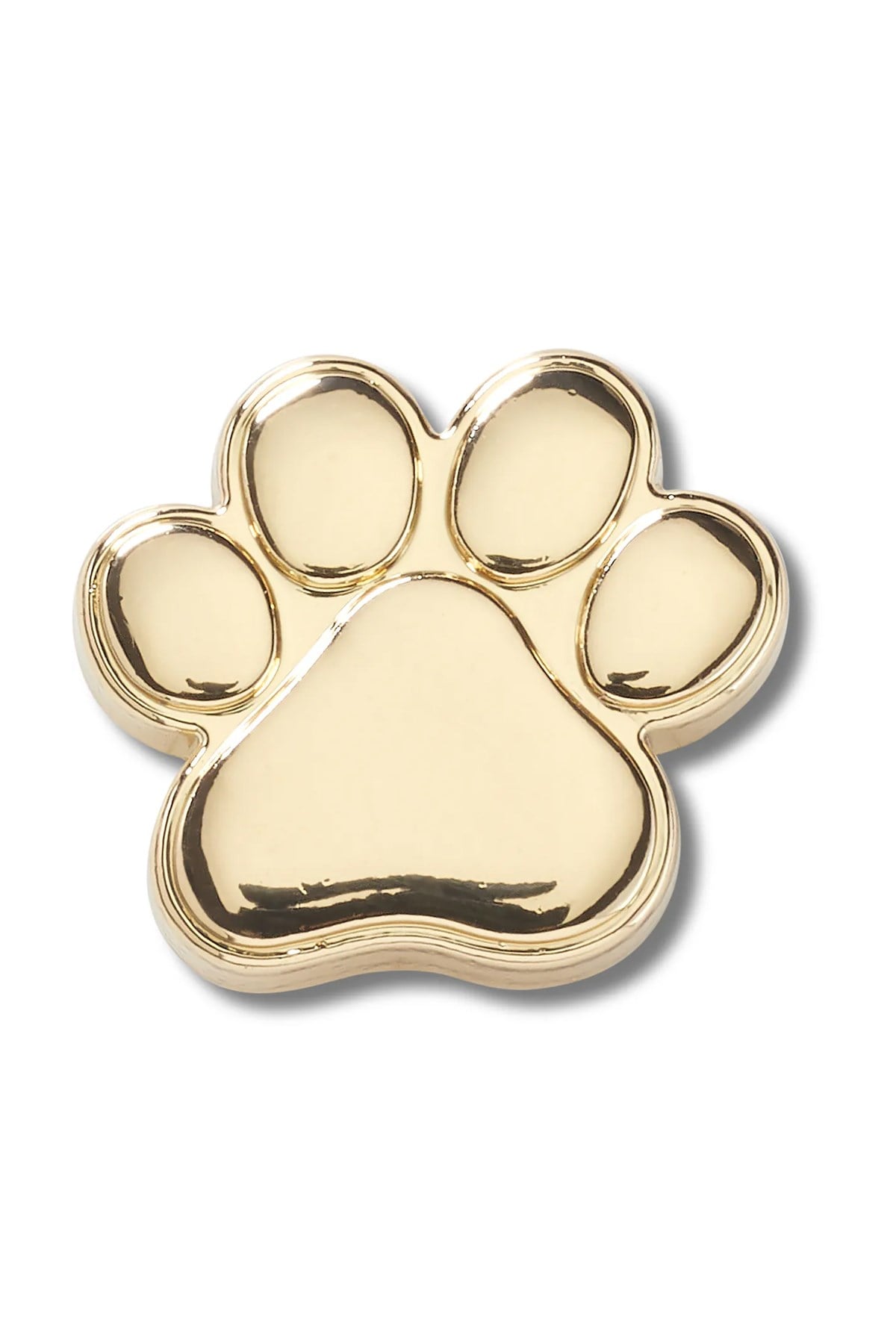 Jibbitz Gold Dog Paw Unisex Charm 10012310-1