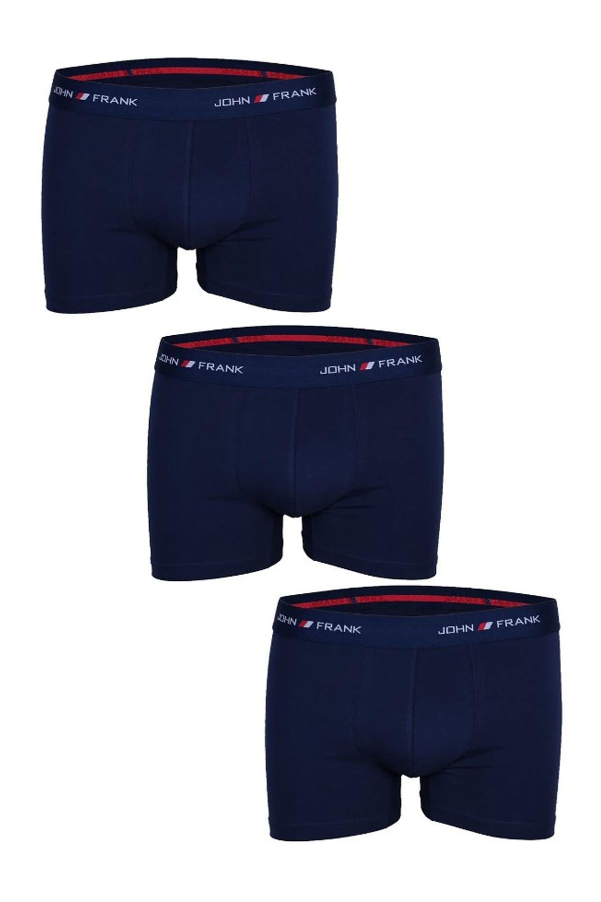 John Frank Üçlü Erkek Boxer JF3B09