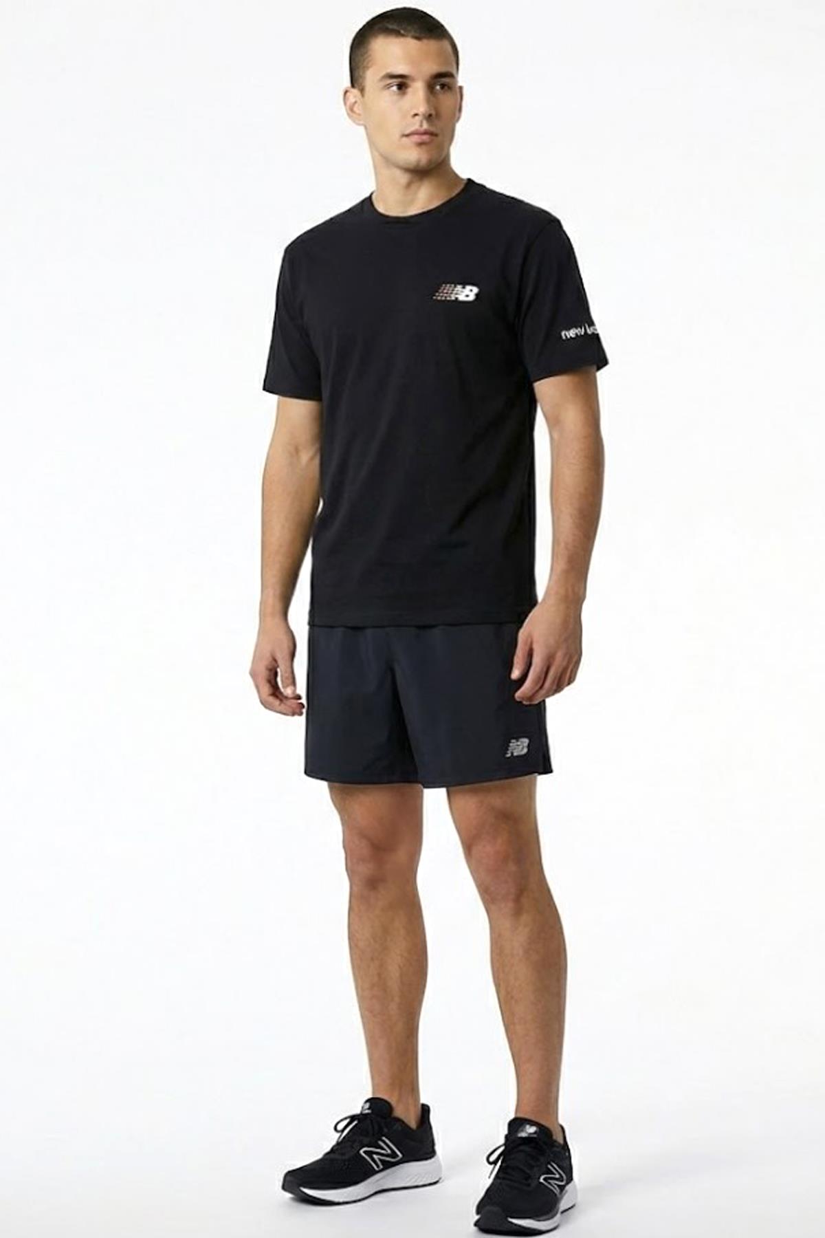 New Balance Lifestyle Erkek Tişört MNT1644-BK