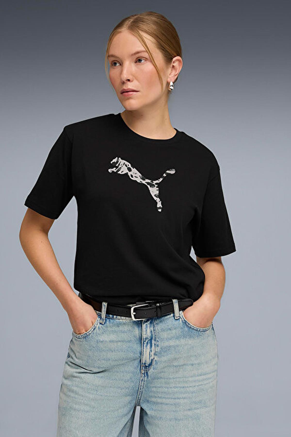 Puma Ess Graphic Animal Kadın Tişört 69182101