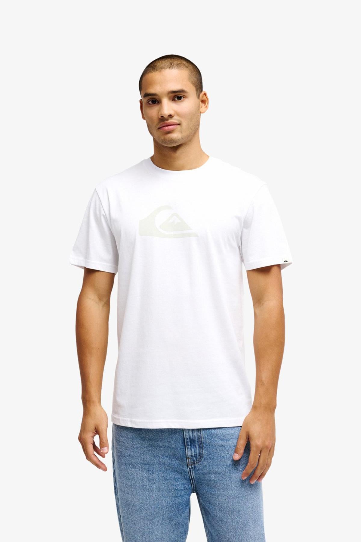 Quiksilver Ev Comp Logo Erkek Tişört EQYZT08182-WBB0