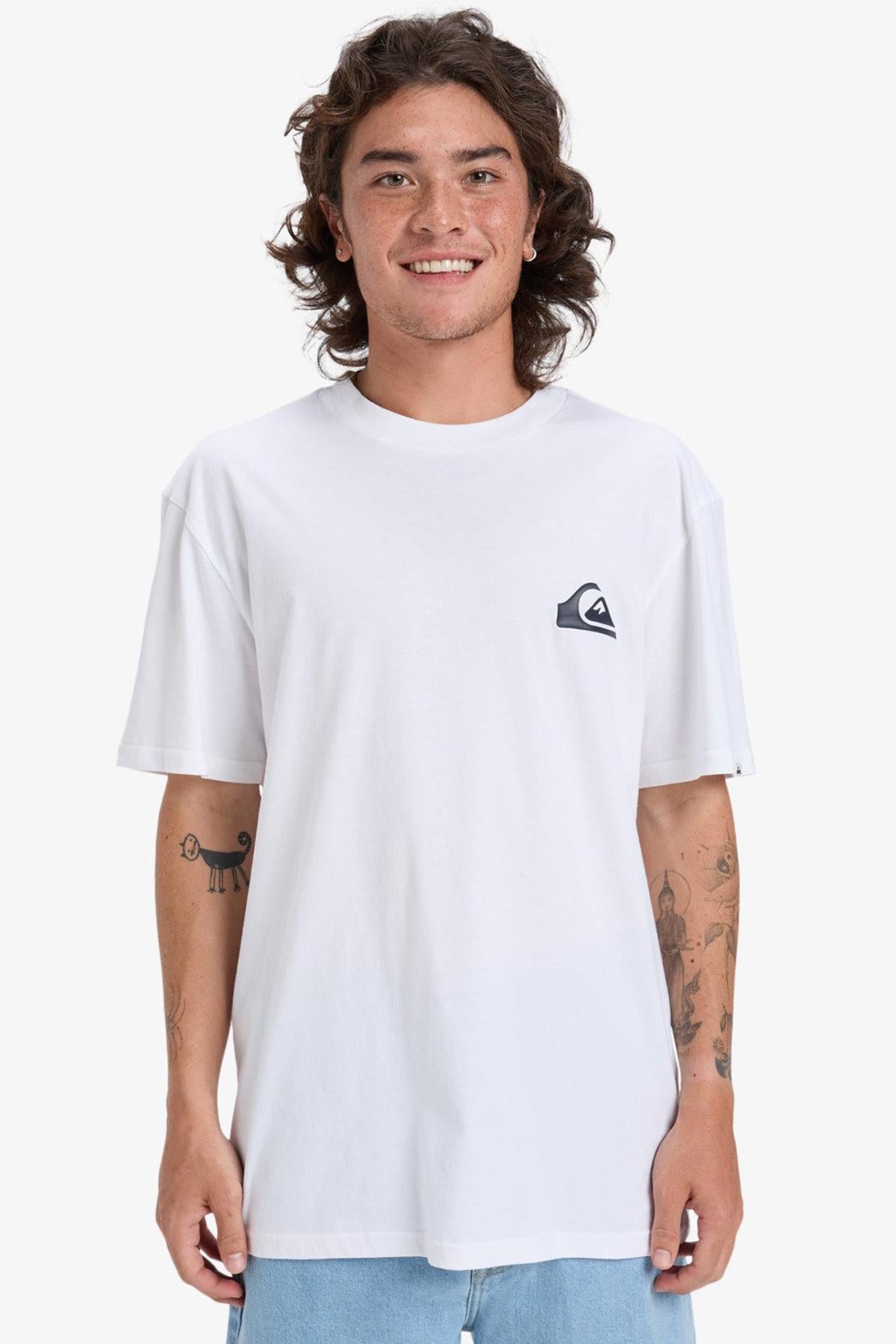 Quiksilver Ev Mini Logo Erkek Tişört EQYZT08181-WBB0