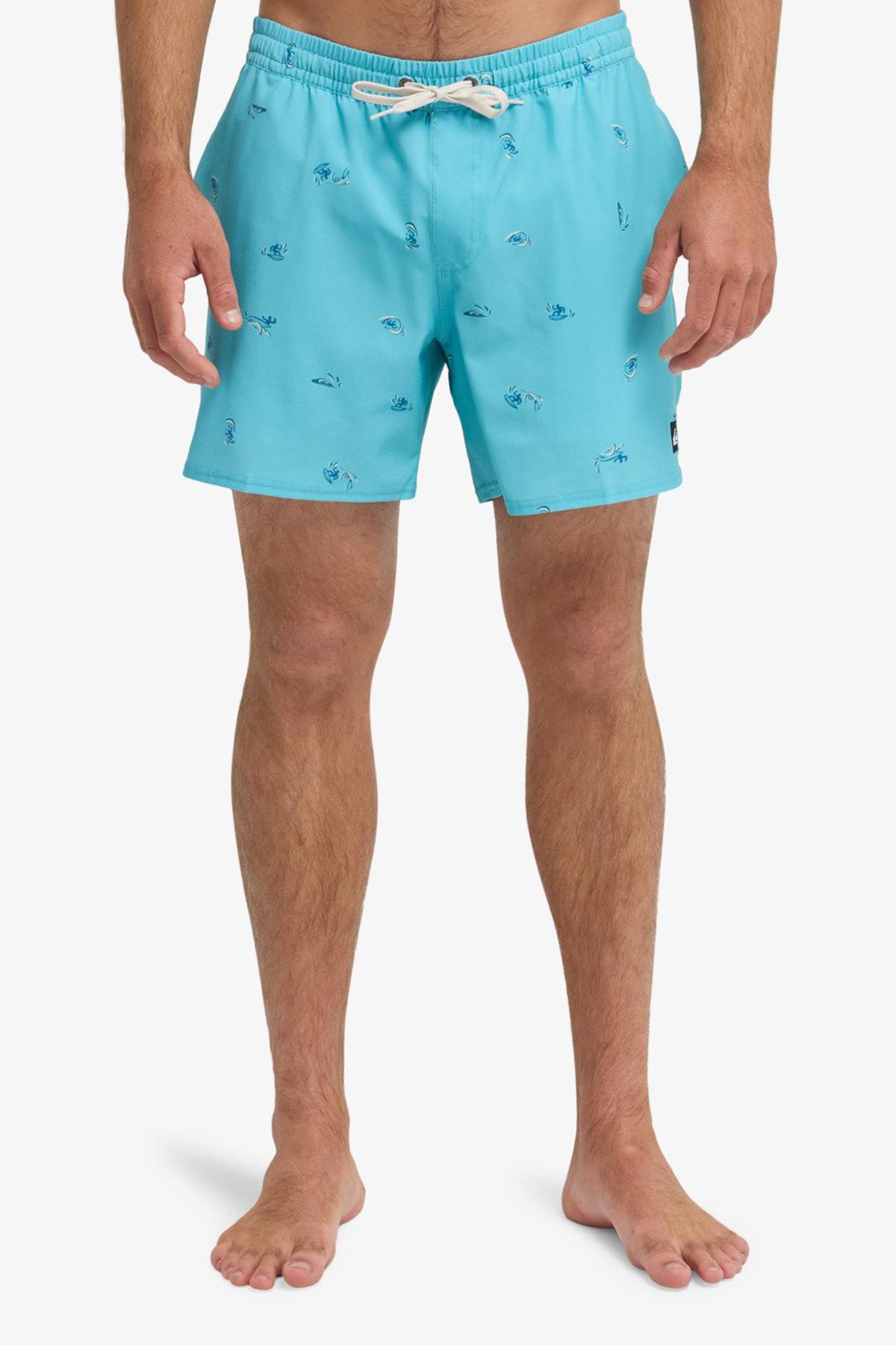 Quiksilver Stretch Printed Erkek Deniz Şortu EQYJV04217-BJK1