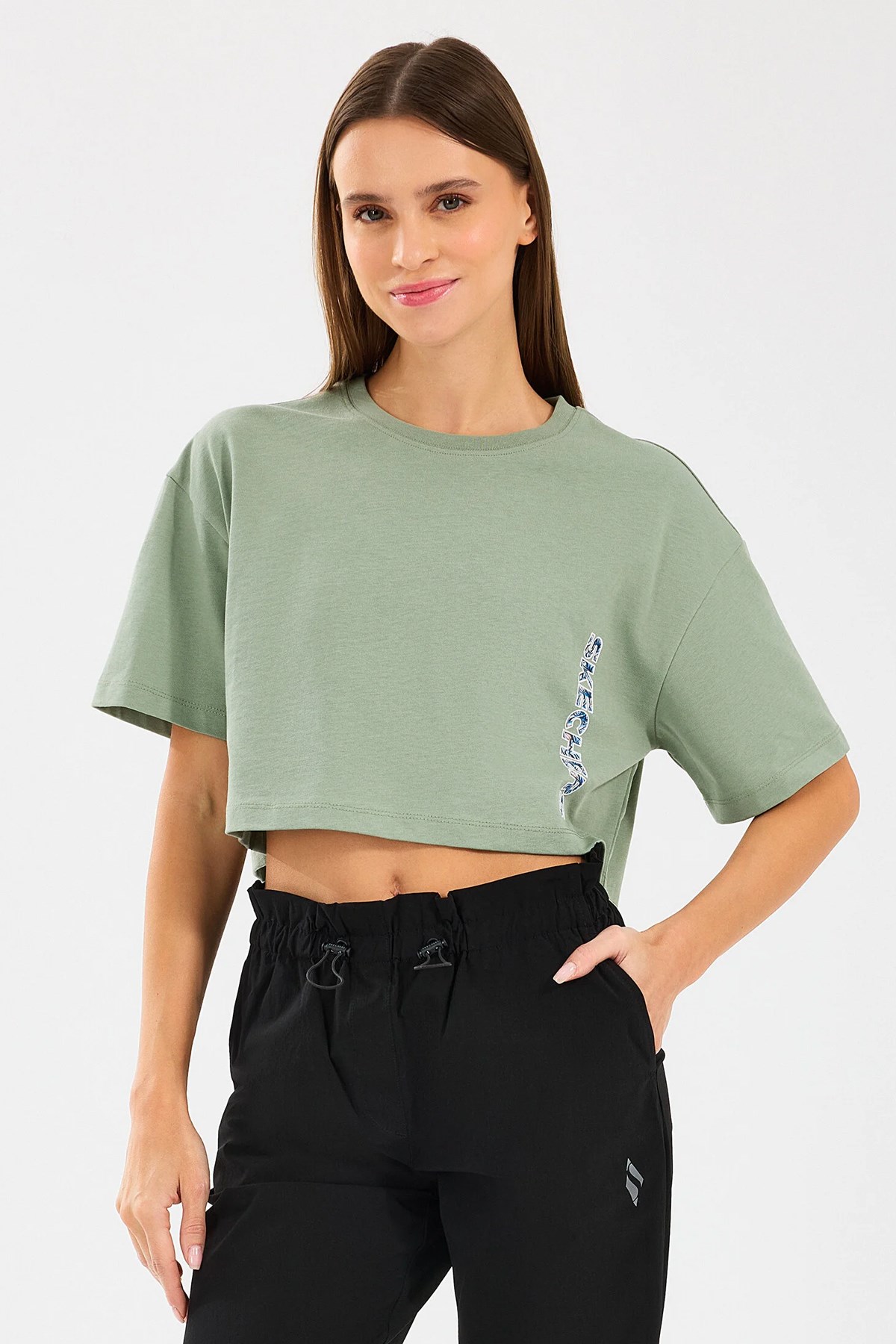 Skechers Crop Fit Kadın Tişört S2510145-306