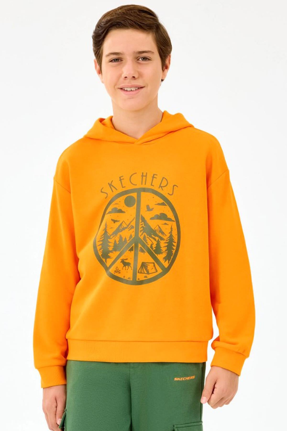 Skechers Fleece Çocuk Sweatshirt SK2520089-0341