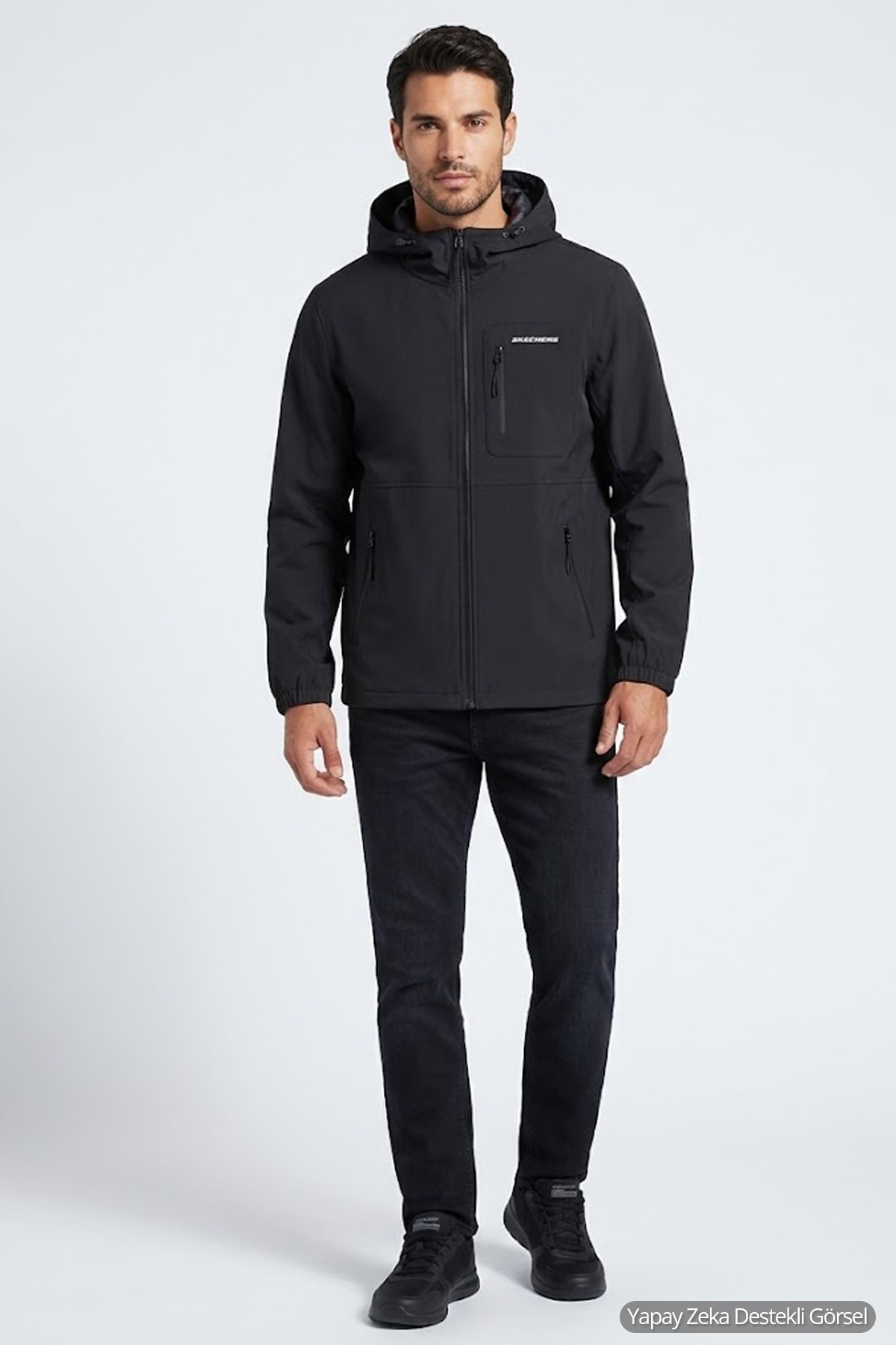 Skechers Full Zip Trai Erkek Ceket S2620167-3817