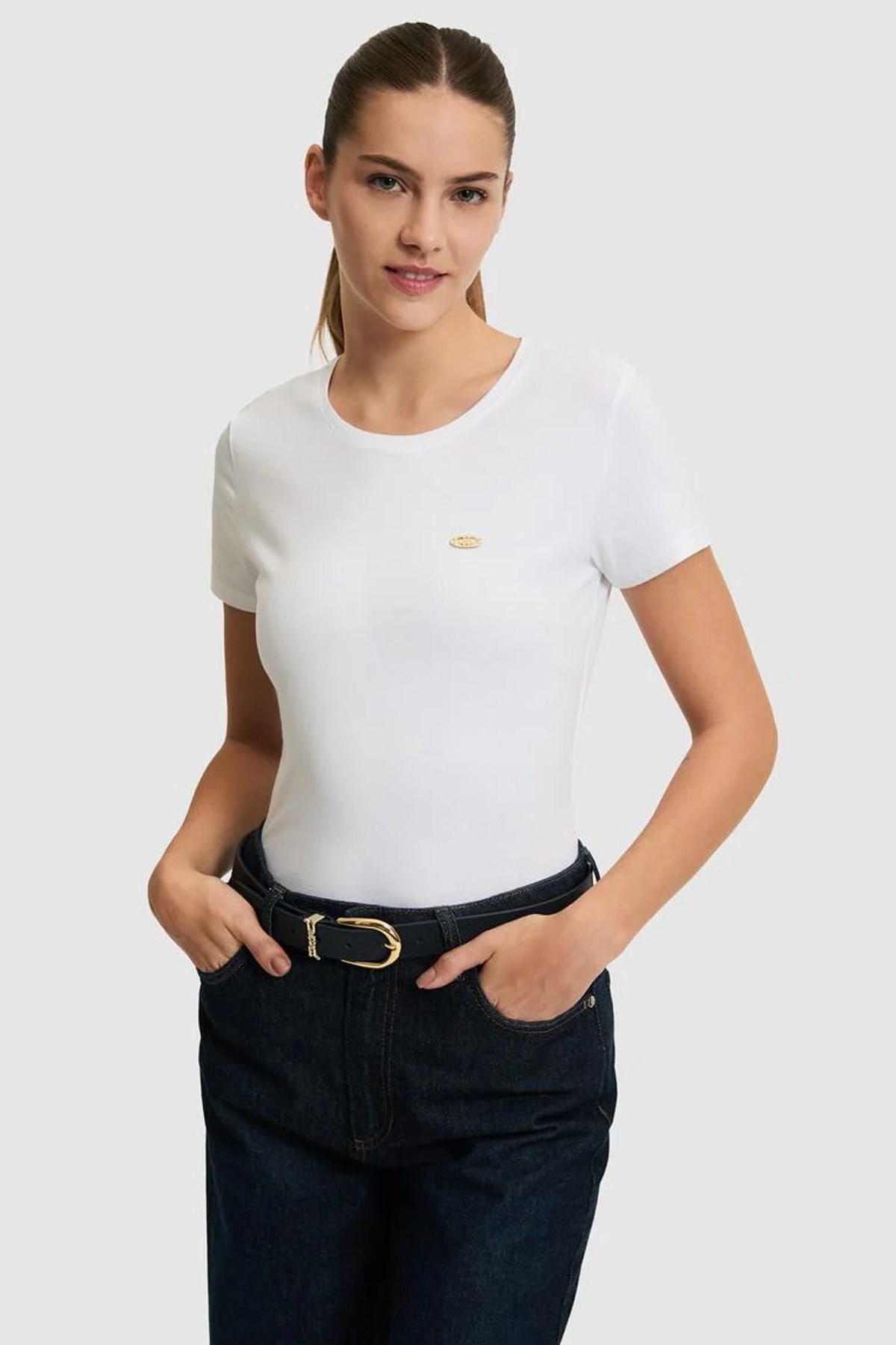U.S. Polo Assn. Kadın Tişört 50321809-VR013