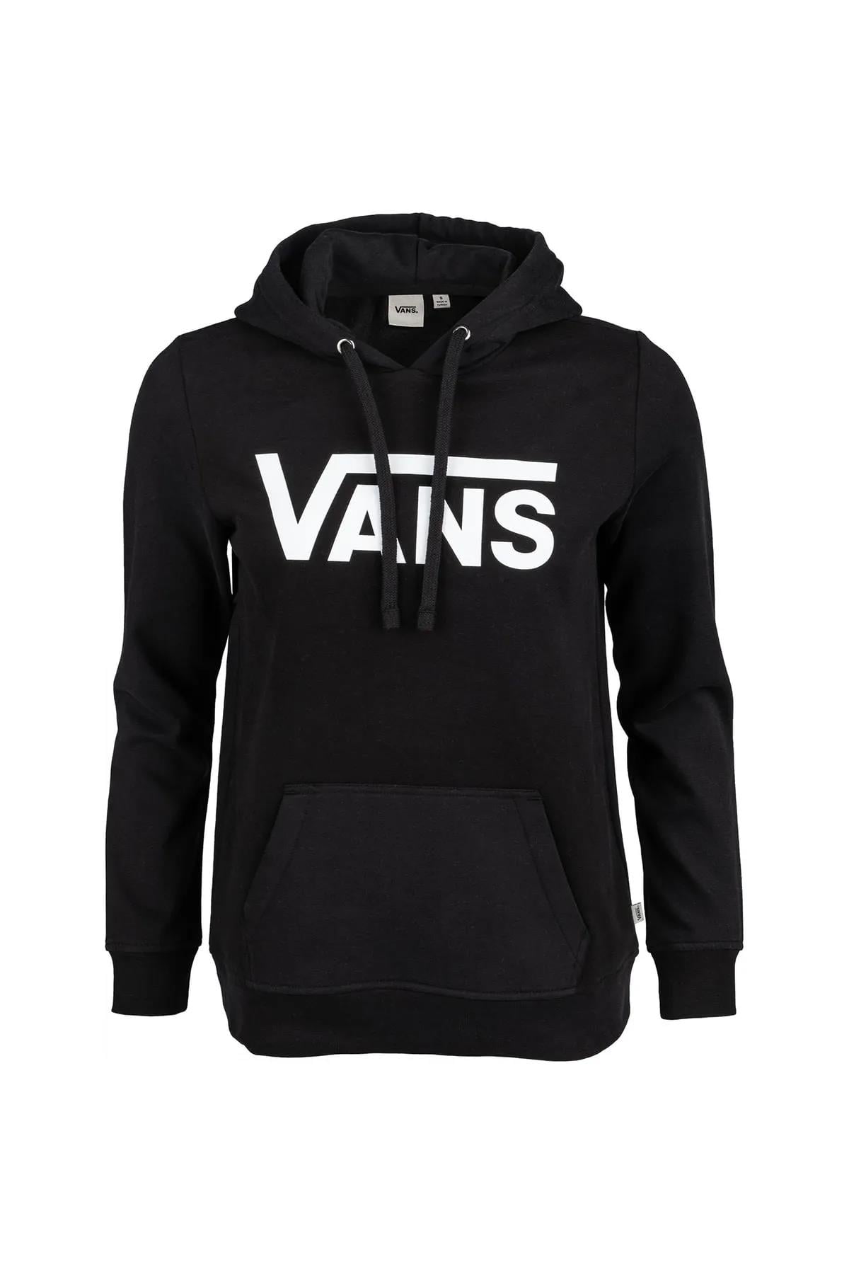 Vans WM DROP V LOGO HOODIE-B Kadın Sweat VN0A5HNPBLK1