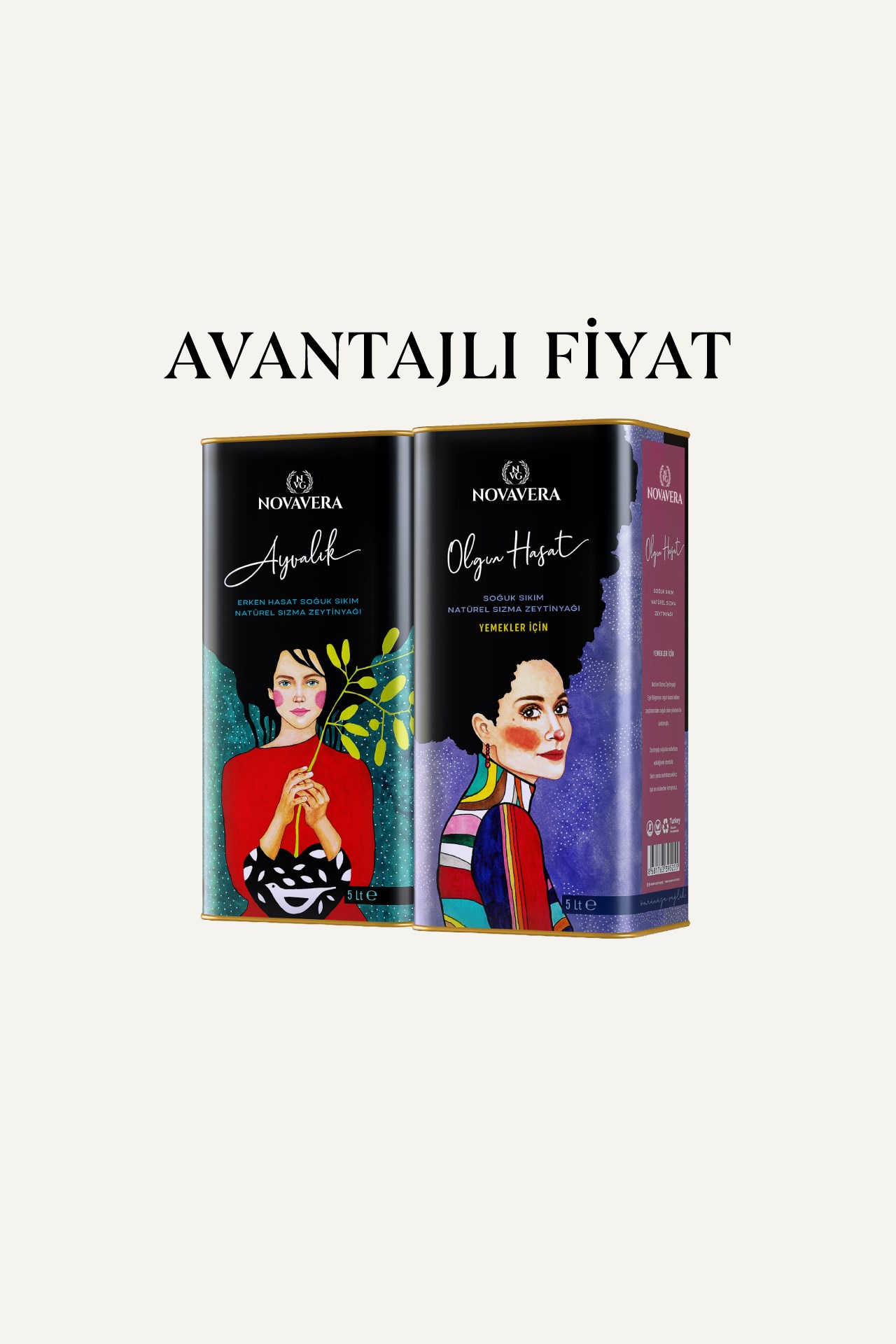 5 L Ayvalık + 5 L Olgun Hasat