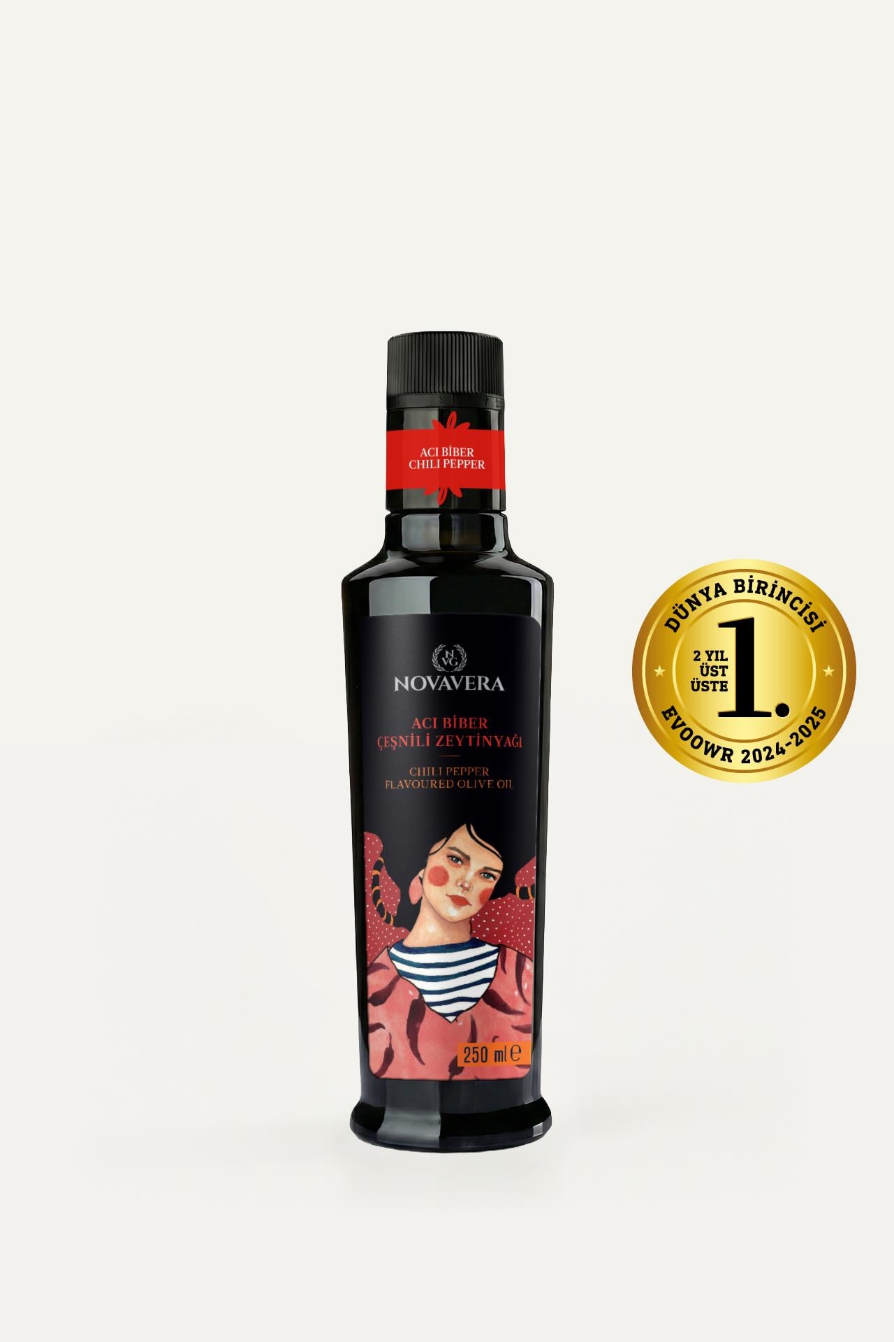 Acı Biber Çeşnili Zeytinyağı 250 ml
