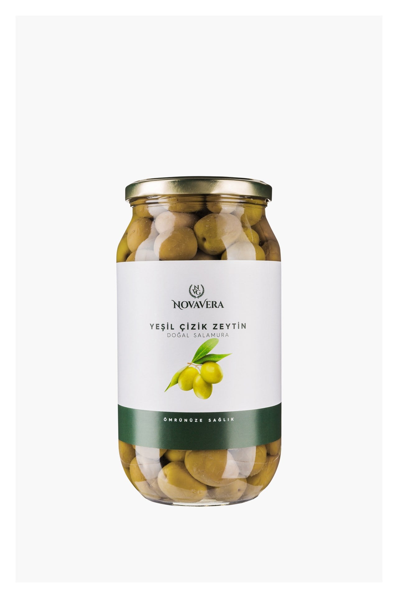 Yeşil Çizik Zeytin Büyük Boy 1 lt