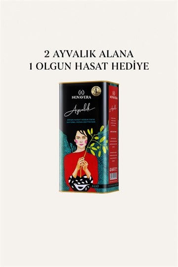 Ayvalık Erken Hasat Natürel Sızma Zeytinyağı 5 lt