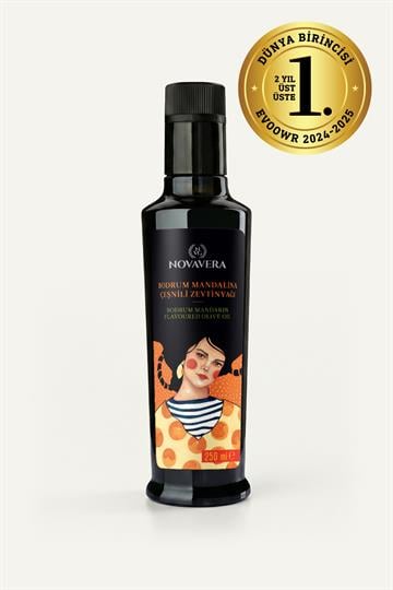 Bodrum Mandalinası Çeşnili Zeytinyağı 250 ml