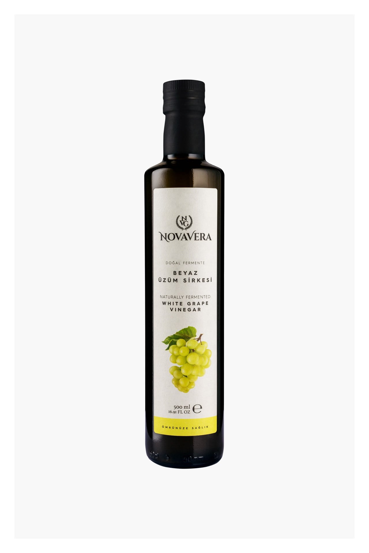 Natürel Fermente Beyaz Üzüm Sirkesi 500 ml
