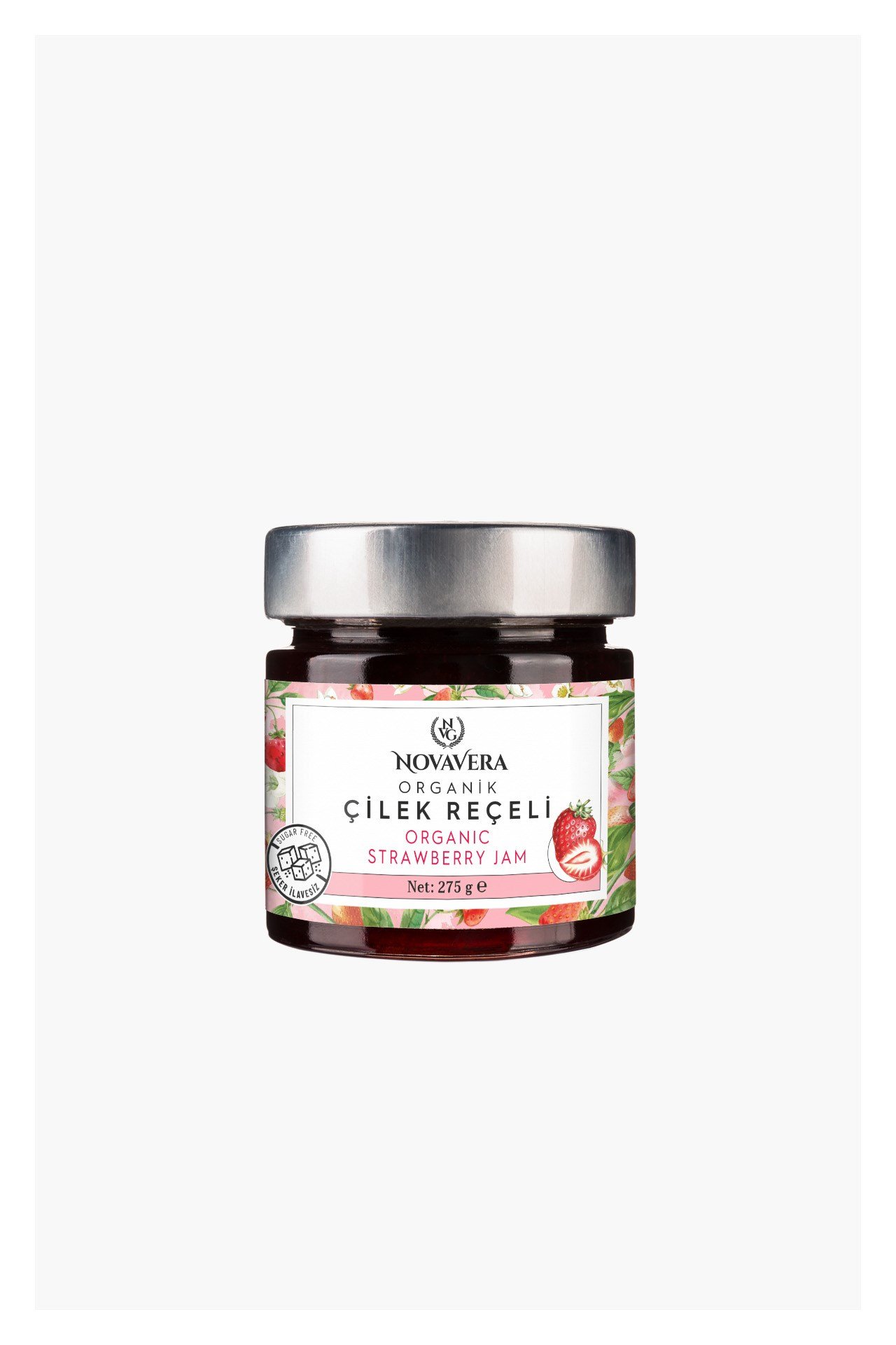 Organik Çilek Reçeli 275 gr