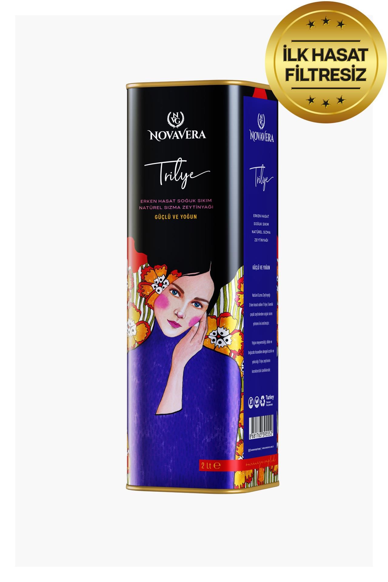 Trilye İlk Hasat Filtresiz Natürel Sızma Zeytinyağı 2 lt www