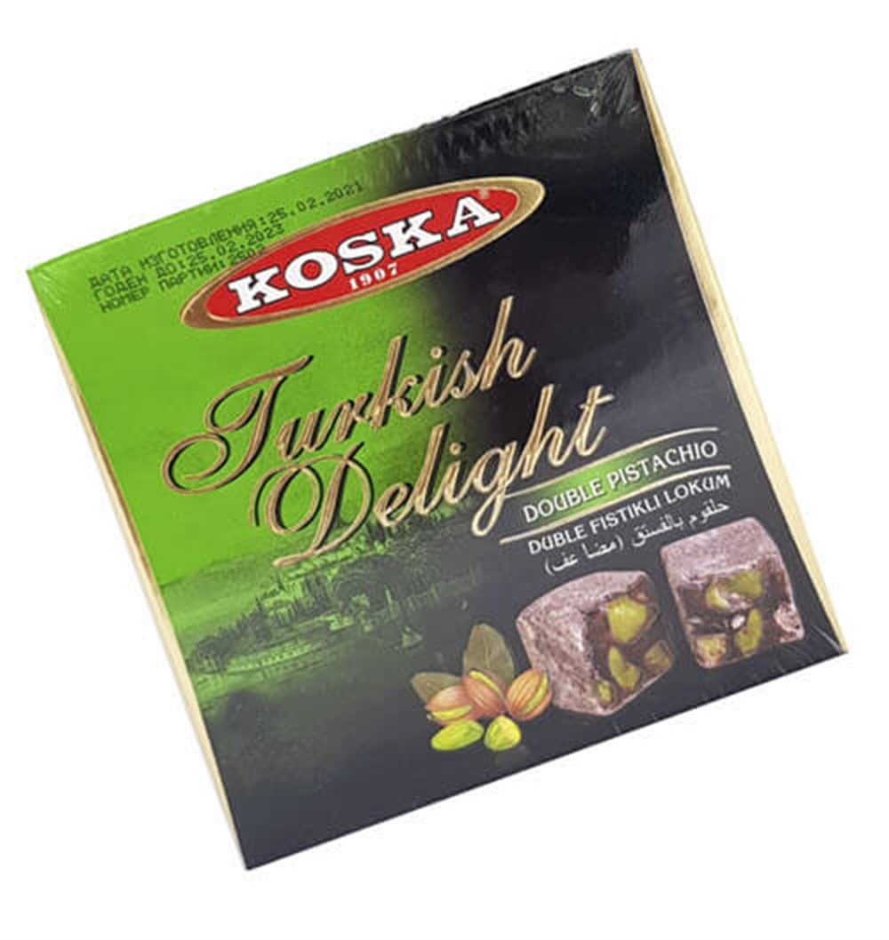 Turkish Delight Double Pistachio 250Gr 