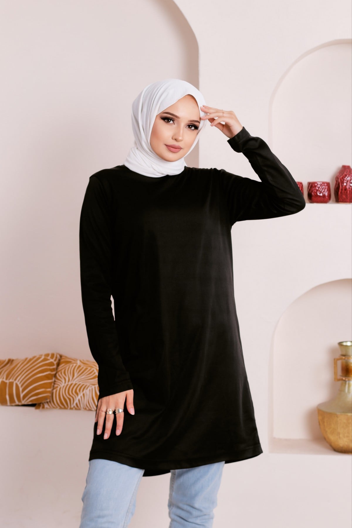 DOĞA Basic Tunik - SİYAH