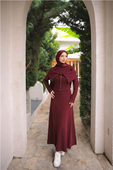 ELBİSE - BORDO