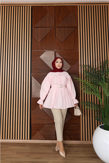 GÖMLEK - PEMBE