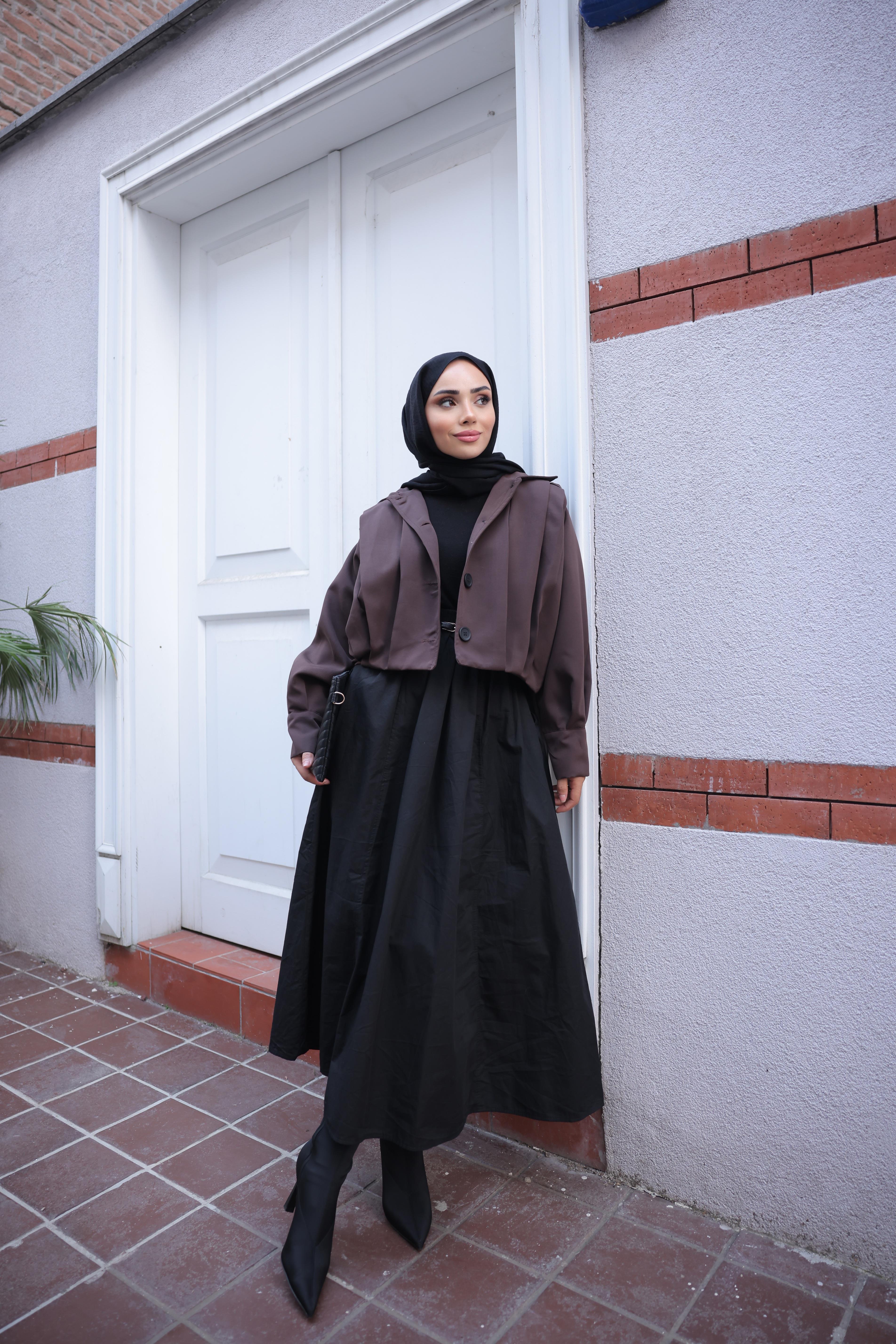 BOMBER CEKET - KAHVERENGİ