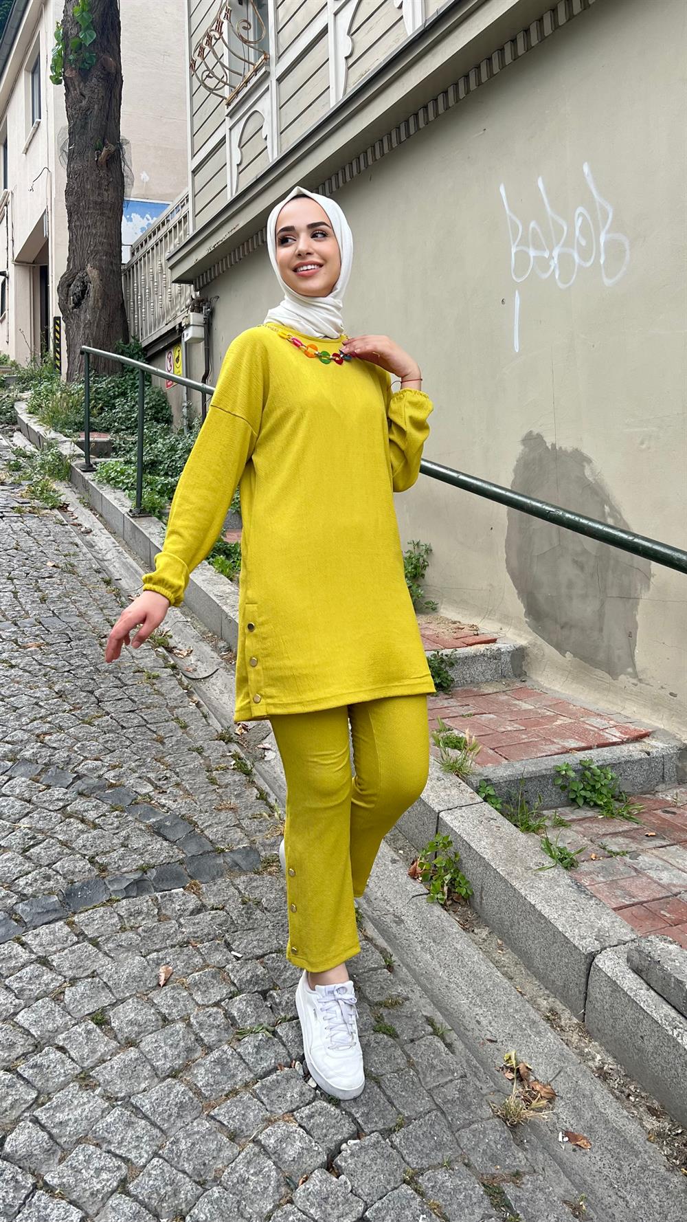 Candy İkili Takım Yağ Yeşili