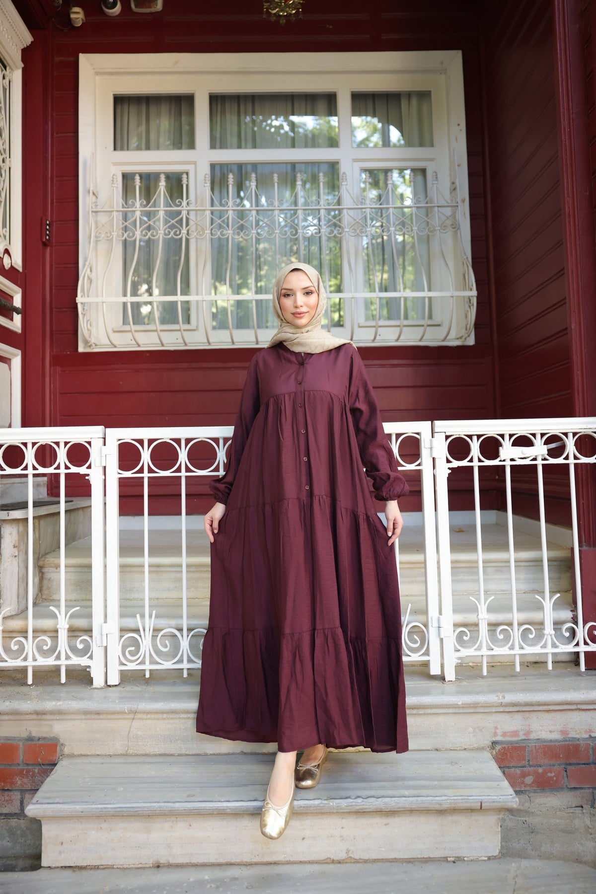 ELBİSE - BORDO