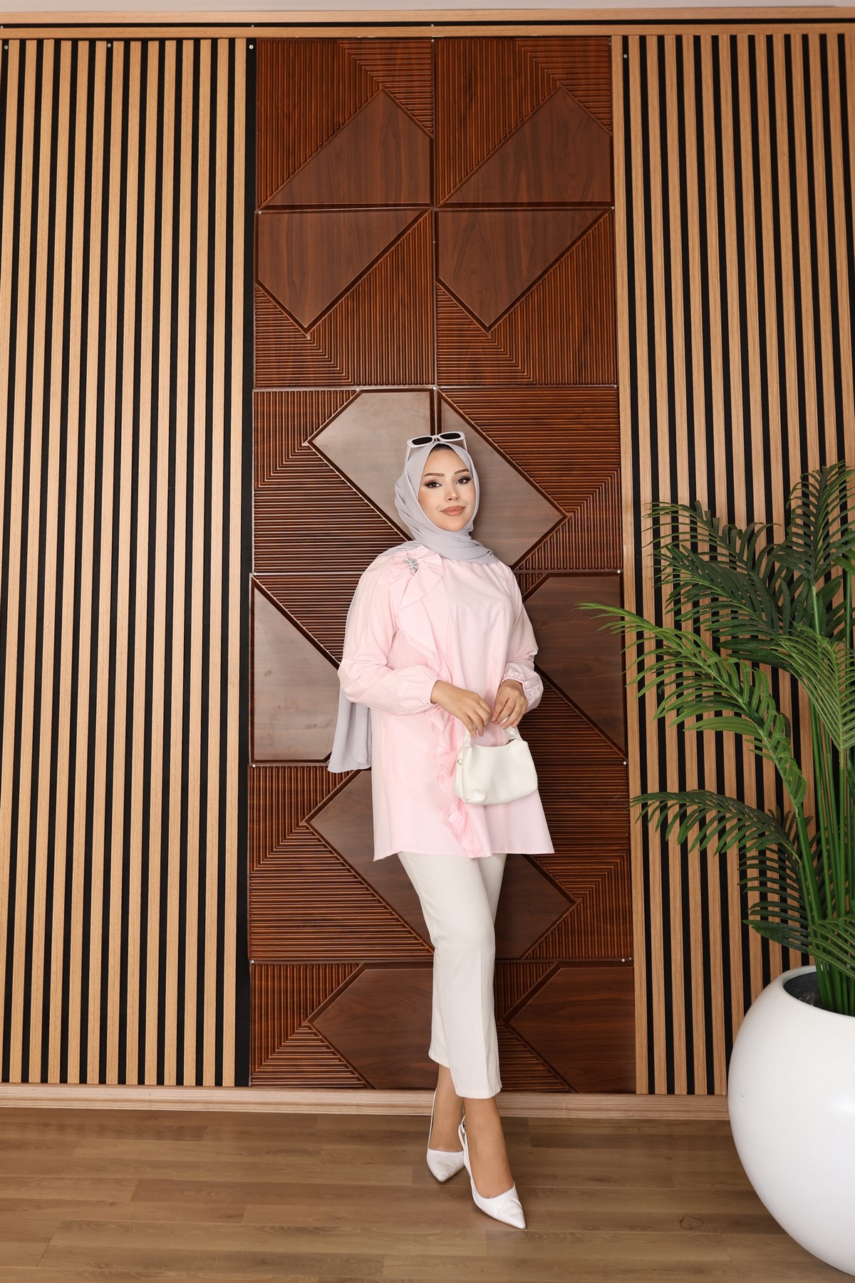GÖMLEK - PEMBE