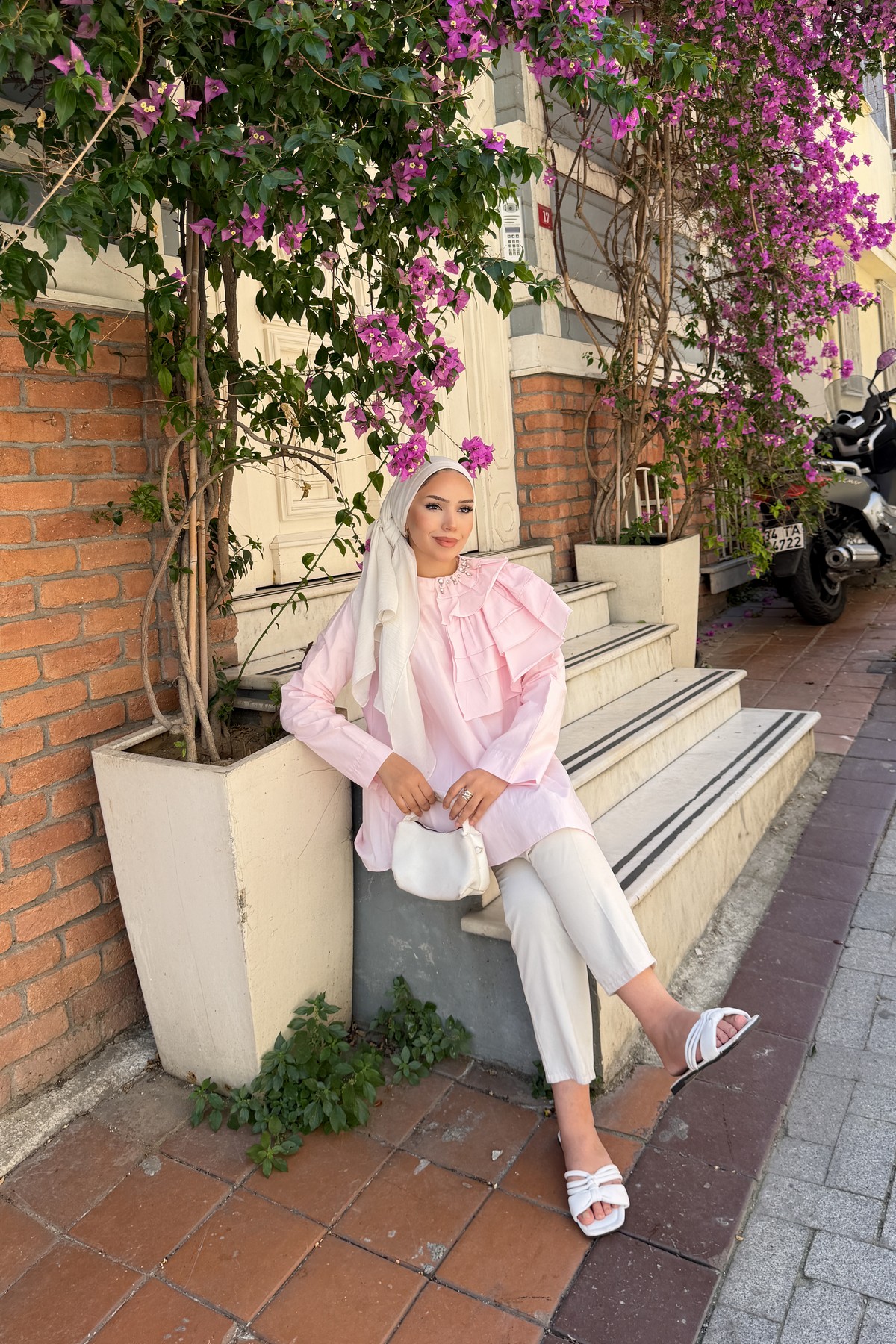 GÖMLEK - PEMBE