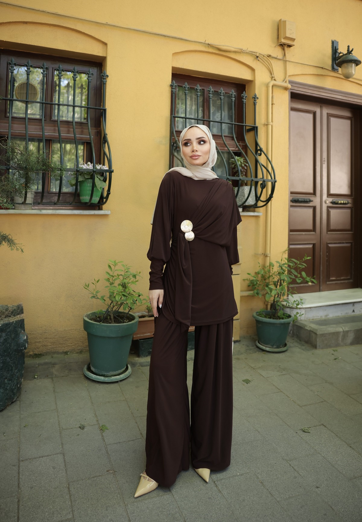 İKİLİ TAKIM - KAHVERENGİ