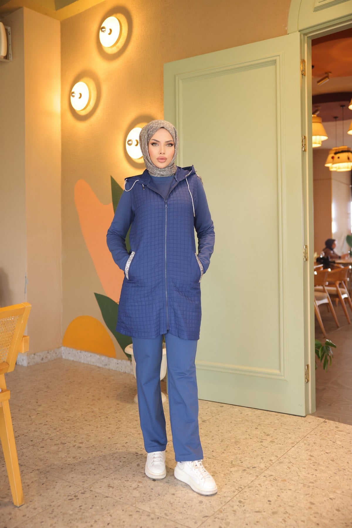 KAPİTONE ÜÇLÜ TAKIM - İNDİGO