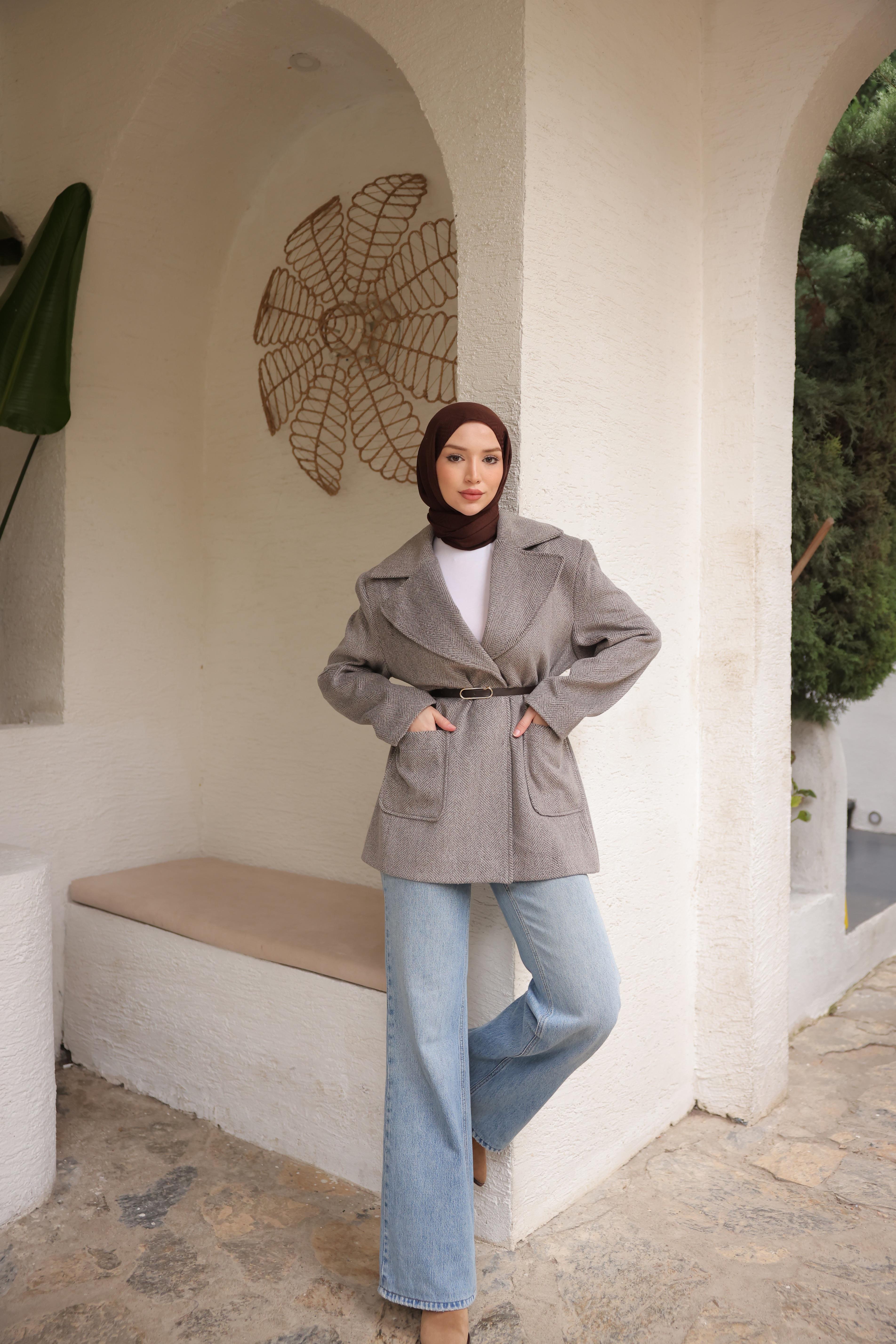 KAŞE KABAN - KAHVERENGİ