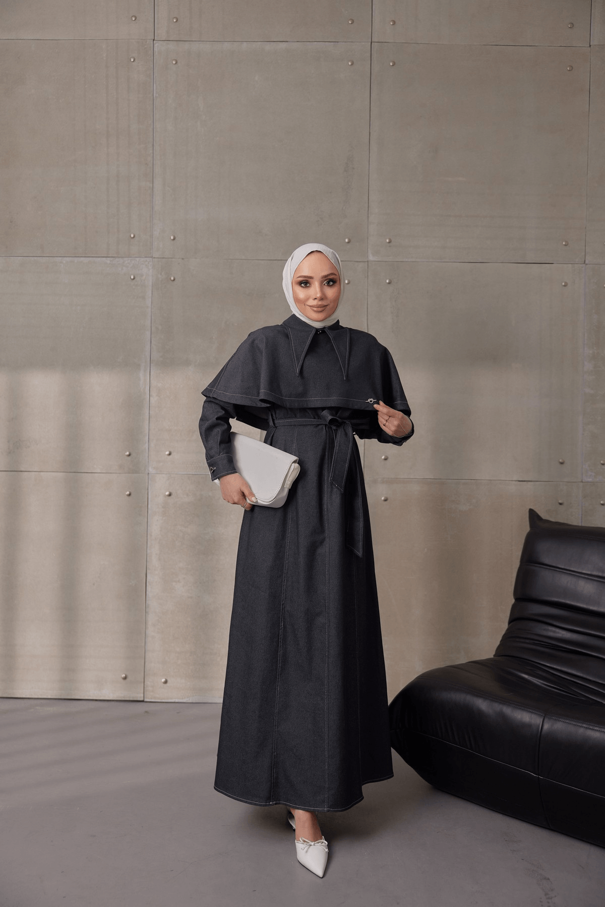 KOT ELBİSE - LACİVERT