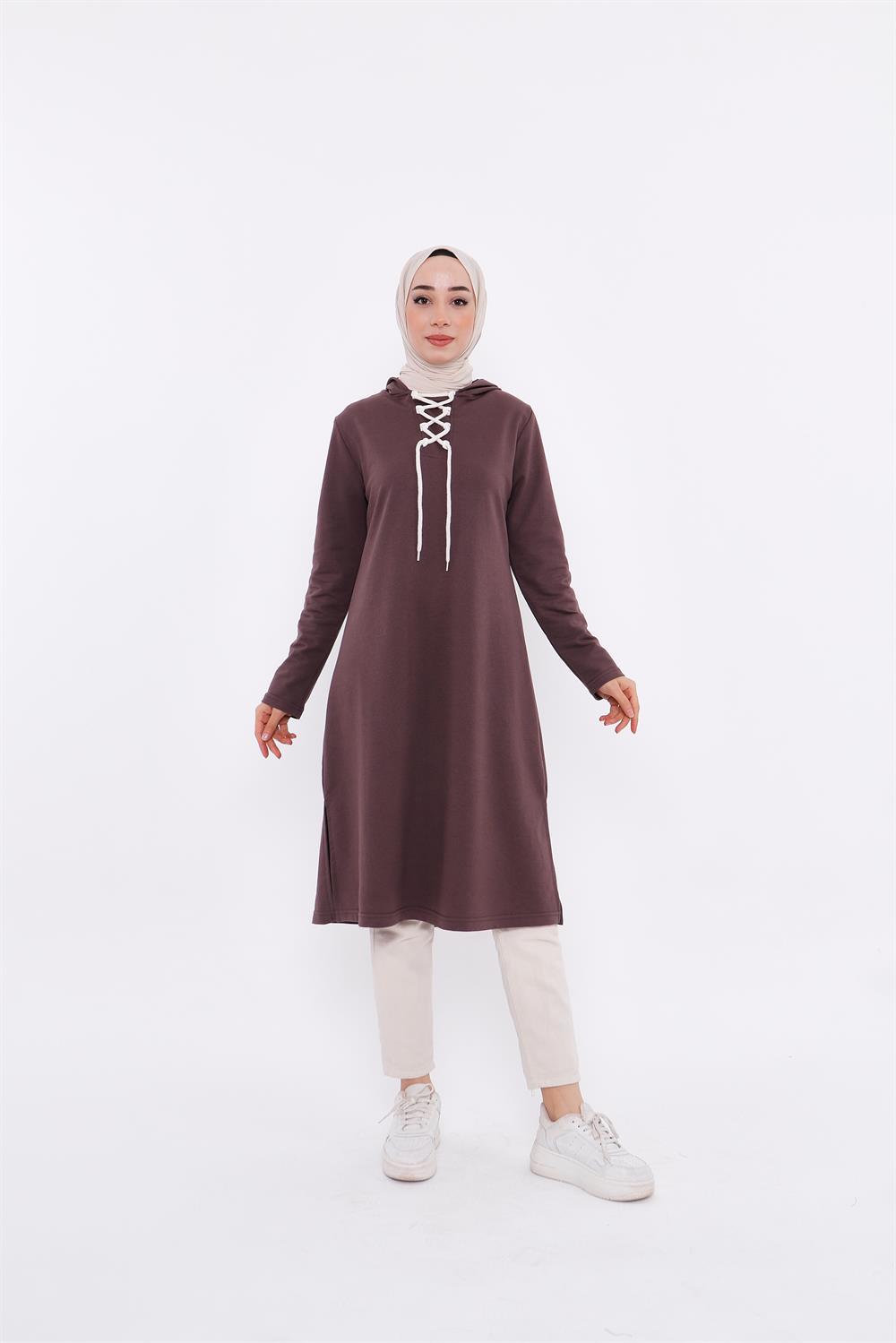Midi Boy Sweatshirt Kahve